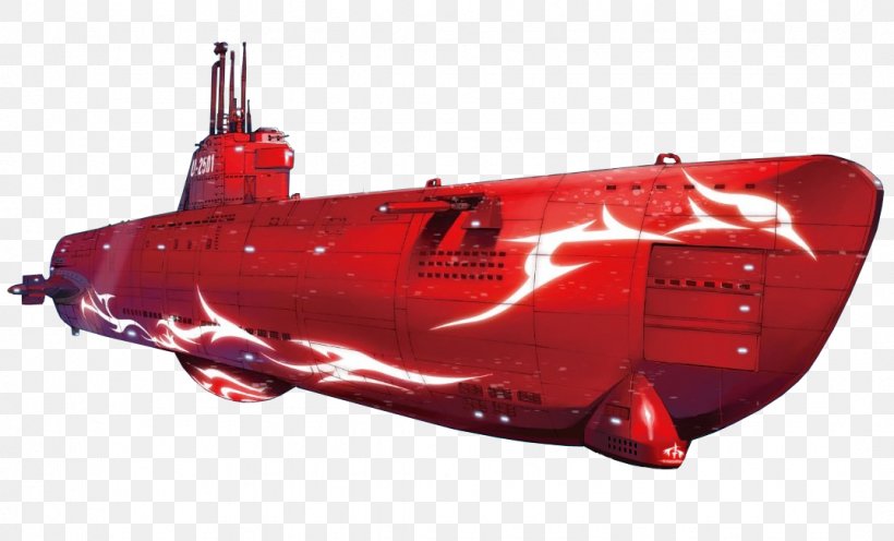 German Submarine U-2501 Japanese Battleship Kongō Arpeggio Of Blue Steel, PNG, 1074x650px, Watercolor, Cartoon, Flower, Frame, Heart Download Free