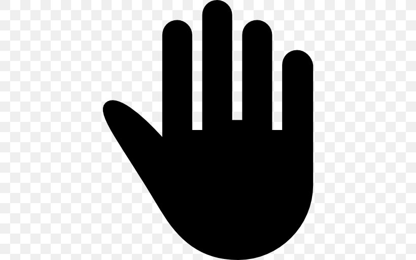 High Five Hand Silhouette, PNG, 512x512px, High Five, Black And White, Finger, Gesture, Hand Download Free