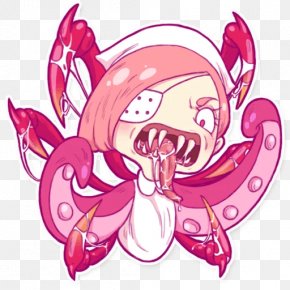 Design - Invertebrate Cartoon Pink M Clip Art PNG