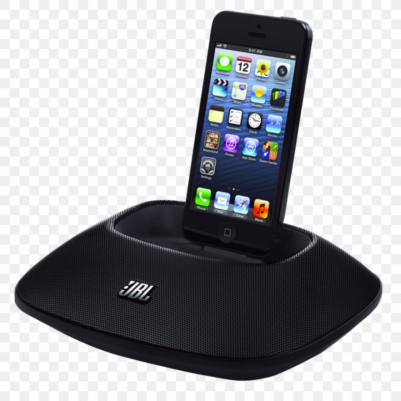 IPhone JBL OnBeat Micro Loudspeaker Lightning, PNG, 900x900px, Iphone, Apple, Audio, Dock Connector, Docking Station Download Free