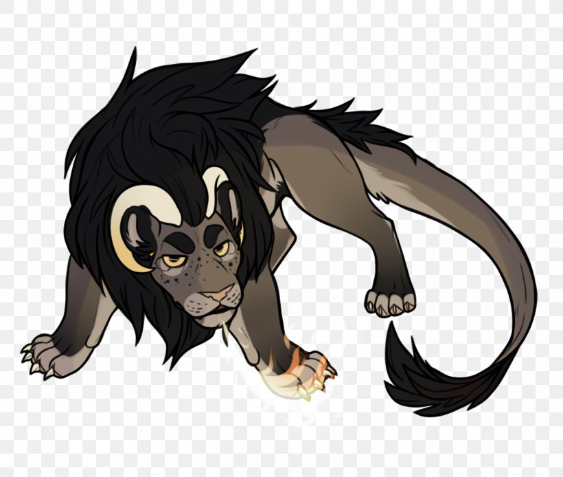 Lion Cat Demon Dog Mammal, PNG, 1259x1067px, Lion, Animated Cartoon, Big Cat, Big Cats, Canidae Download Free