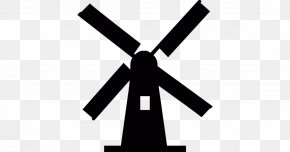 Dutch Windmill - Windmill Wind Power Clip Art Logo Wind Turbine PNG