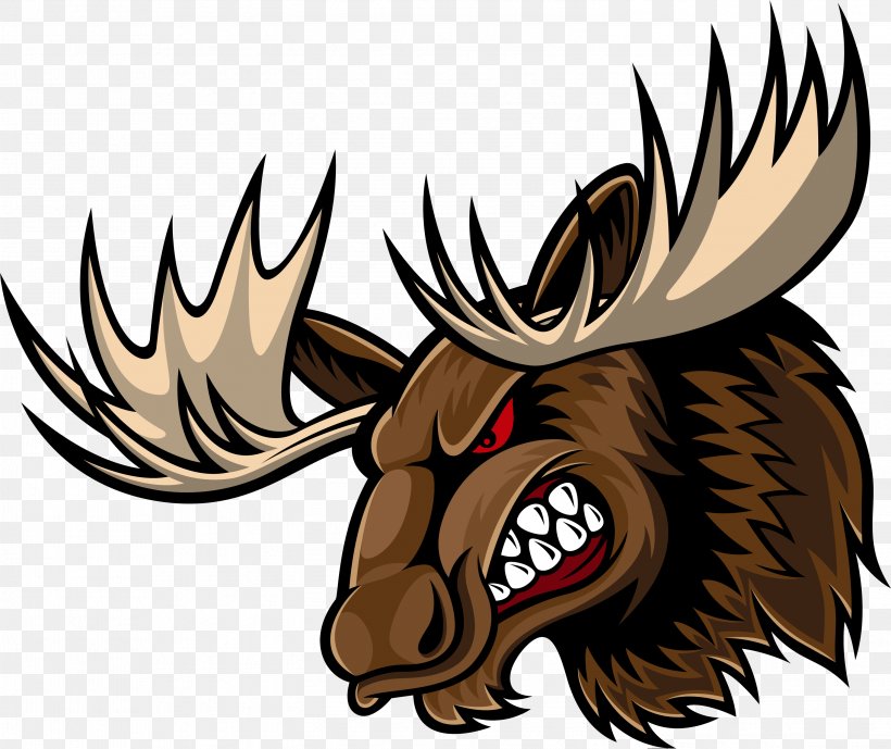 Moose Cartoon, PNG, 3001x2525px, Moose, Cartoon, Head, Wildlife, Wing Download Free