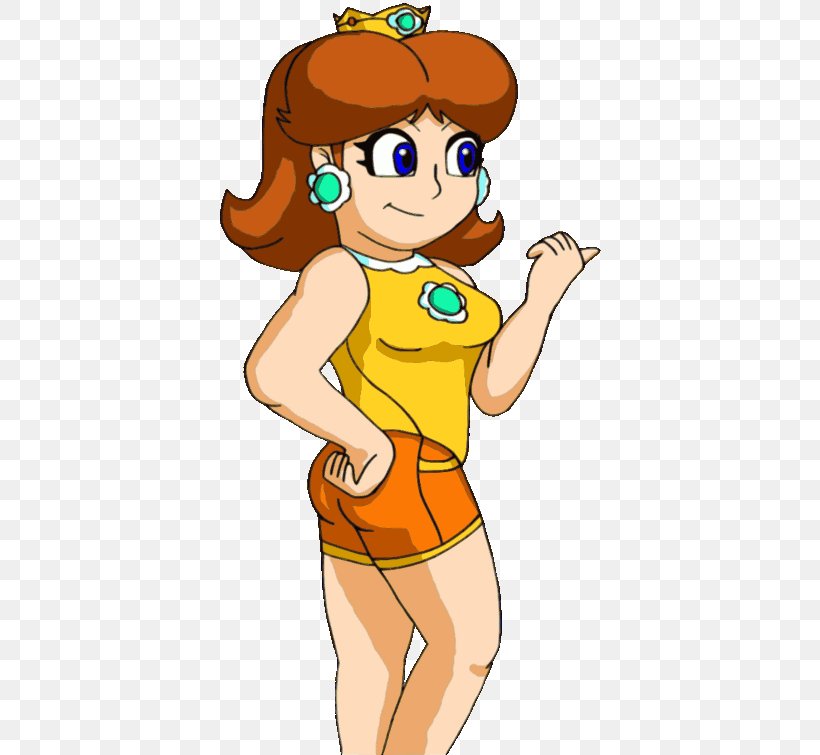 Princess Daisy M.U.G.E.N Drawing Fan Art Character, PNG, 386x755px, Watercolor, Cartoon, Flower, Frame, Heart Download Free