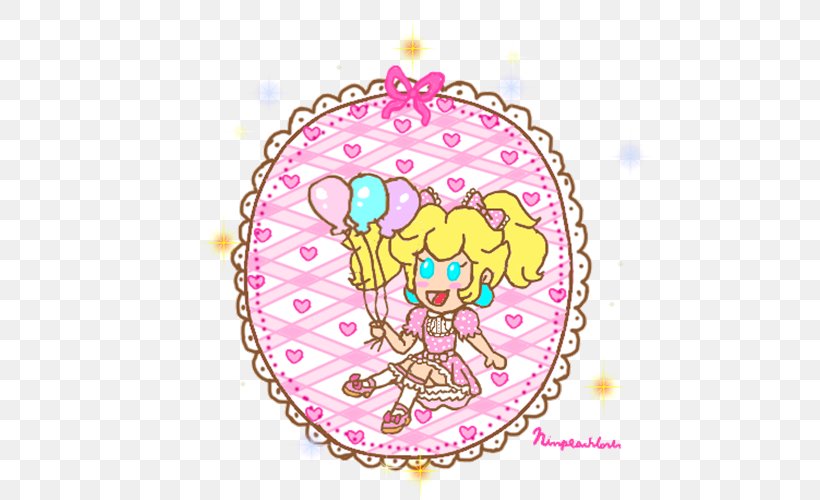 Princess Peach Super Mario Odyssey Art, PNG, 500x500px, Princess Peach, Area, Art, Artist, Creativity Download Free