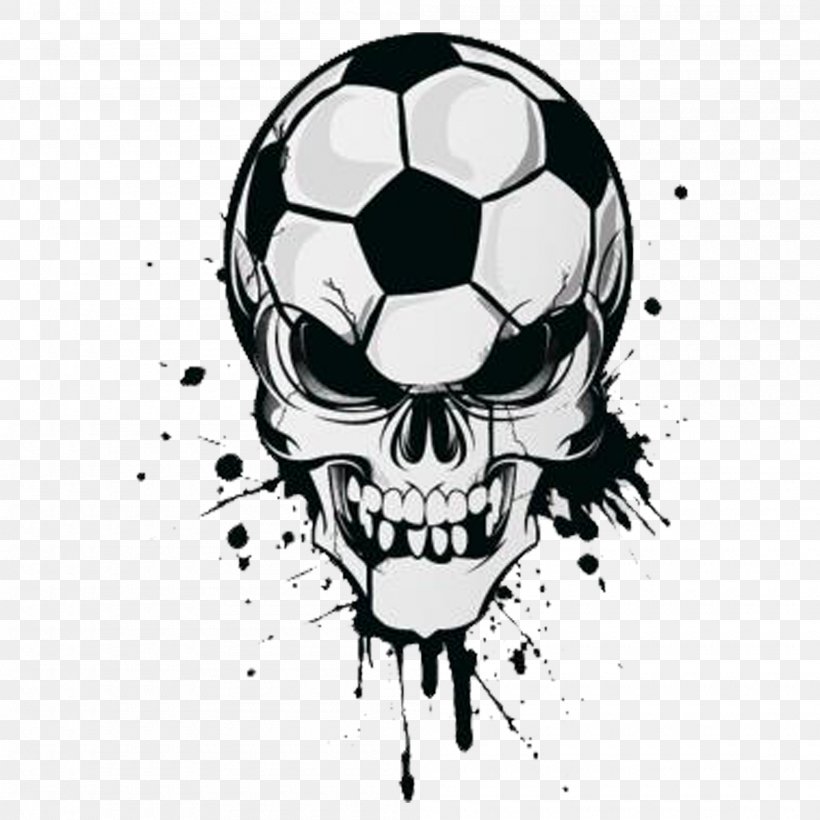 Wall Decal Sticker Football, PNG, 2000x2000px, Wall Decal, Ball, Black And White, Bone, Decal Download Free