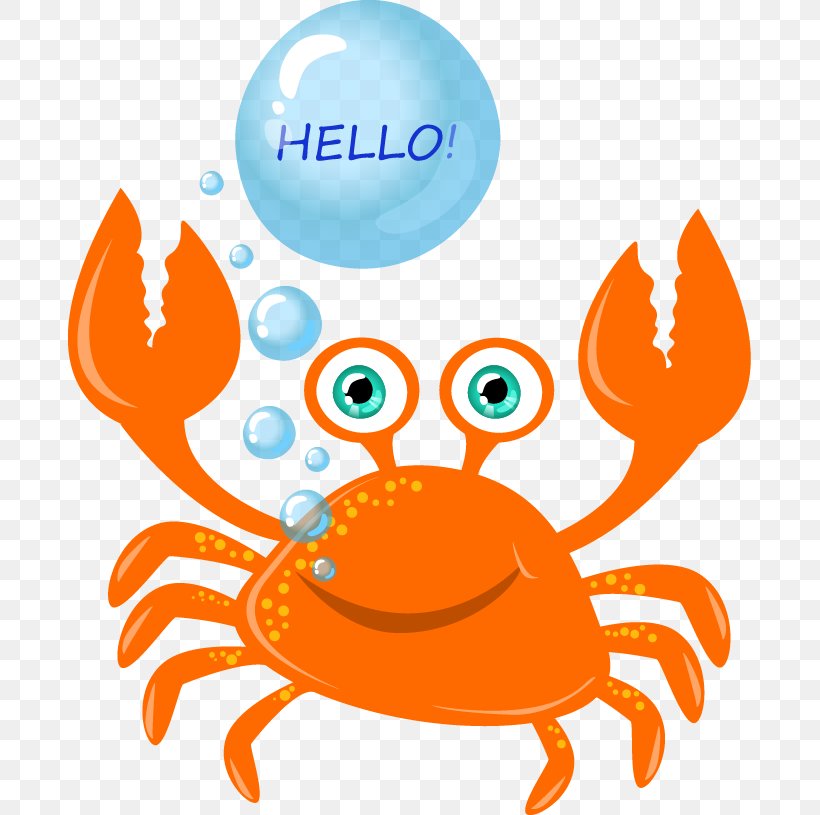 Crab Euclidean Vector Illustration, PNG, 683x815px, Crab, Artwork, Cartoon, Christmas Island Red Crab, Crab Lobster Restaurant Download Free