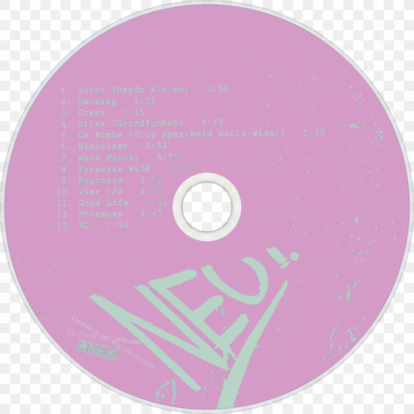 Compact Disc Neu! '86 Neu! 4, PNG, 1000x1000px, Compact Disc, Disk Storage, Magenta, Neu, Pink Download Free