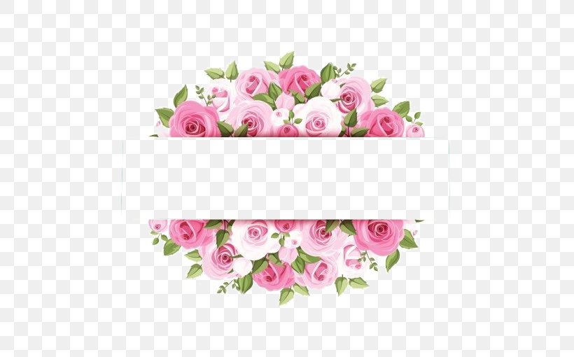 Rose Pink Flower Stock Photography, PNG, 510x510px, Border Flowers, Artificial Flower, Cut Flowers, Flora, Floral Design Download Free