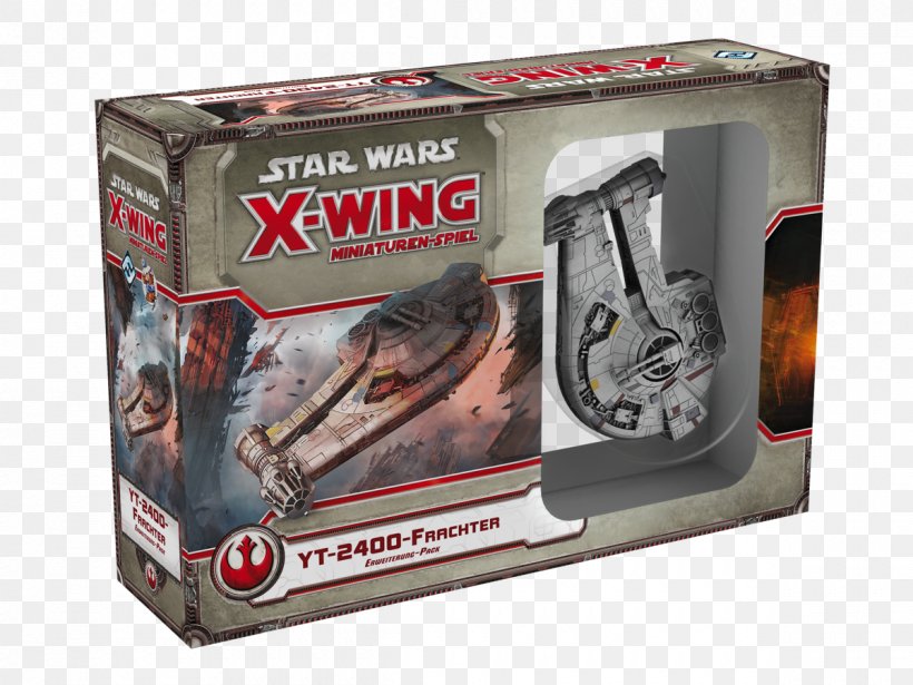 Star Wars: X-Wing Miniatures Game YouTube Star Wars X-wing Miniatures Yt-2400 Freighter Expansion Pack X-wing Starfighter Miniature Wargaming, PNG, 1200x900px, Star Wars Xwing Miniatures Game, Ammunition, Awing, Board Game, Box Download Free