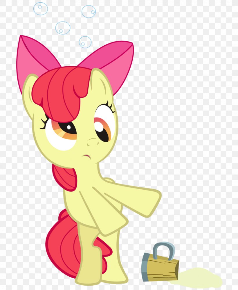 Apple Bloom My Little Pony: Harmony Quest Derpy Hooves Horse, PNG, 1024x1246px, Watercolor, Cartoon, Flower, Frame, Heart Download Free