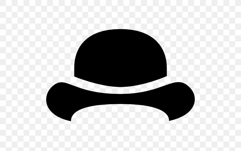 Bowler Hat Top Hat Clip Art, PNG, 512x512px, Bowler Hat, Black, Black And White, Clothing, Hard Hats Download Free