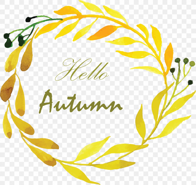 Hello Autumn Welcome Autumn Hello Fall, PNG, 3000x2844px, Hello Autumn, Floral Design, Fruit, Hello Fall, Line Download Free