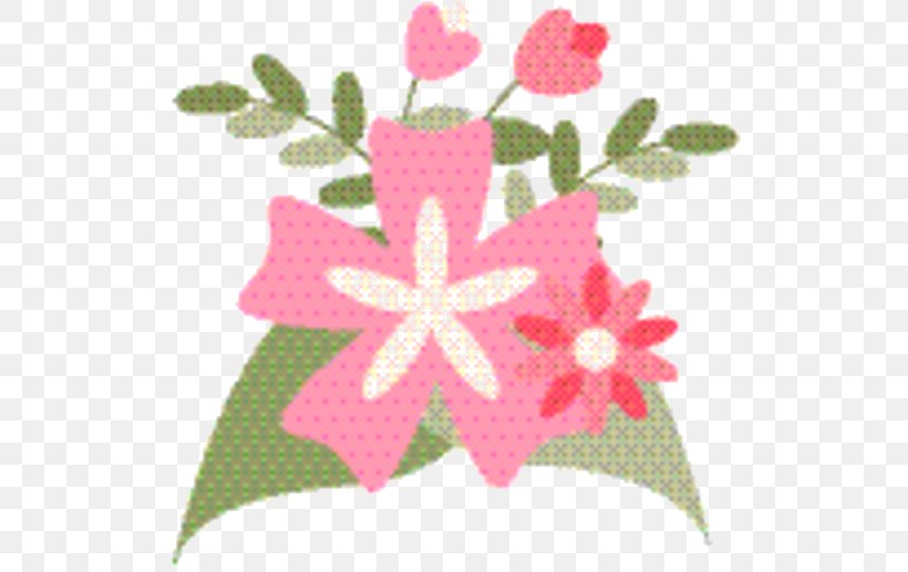 Pink Flower Cartoon, PNG, 530x517px, Floral Design, Collecting, Flower, Magenta, Petal Download Free