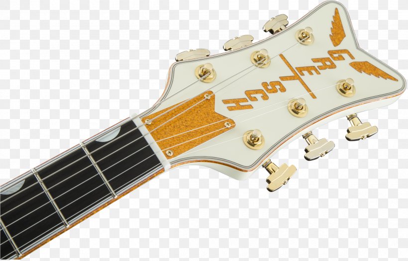 Bass Guitar Gretsch White Falcon Electric Guitar Fender Stratocaster Gretsch 6136, PNG, 2400x1540px, Watercolor, Cartoon, Flower, Frame, Heart Download Free