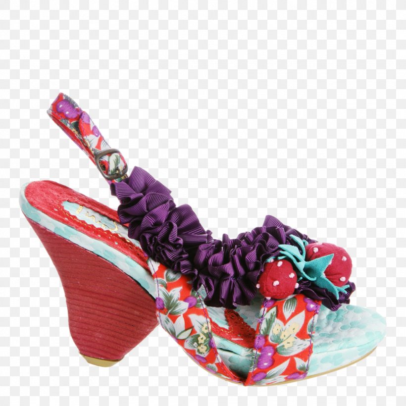 Shoe Sandal Footwear Flip-flops Raspberry Ripple, PNG, 1024x1024px, Watercolor, Cartoon, Flower, Frame, Heart Download Free
