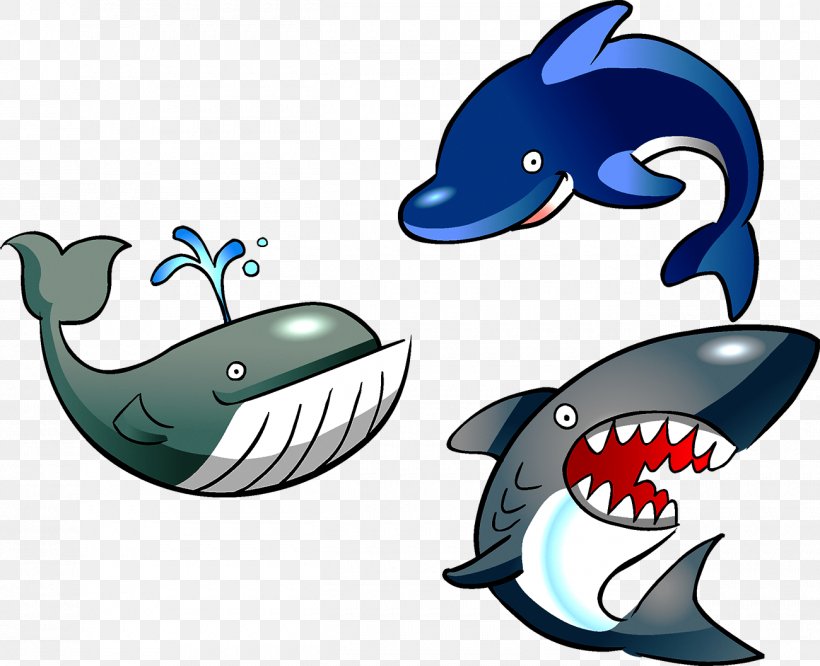 Cartoon Marine Life Clip Art, PNG, 1300x1057px, Cartoon, Aquatic Animal, Aquatic Ecosystem, Cartilaginous Fish, Dolphin Download Free