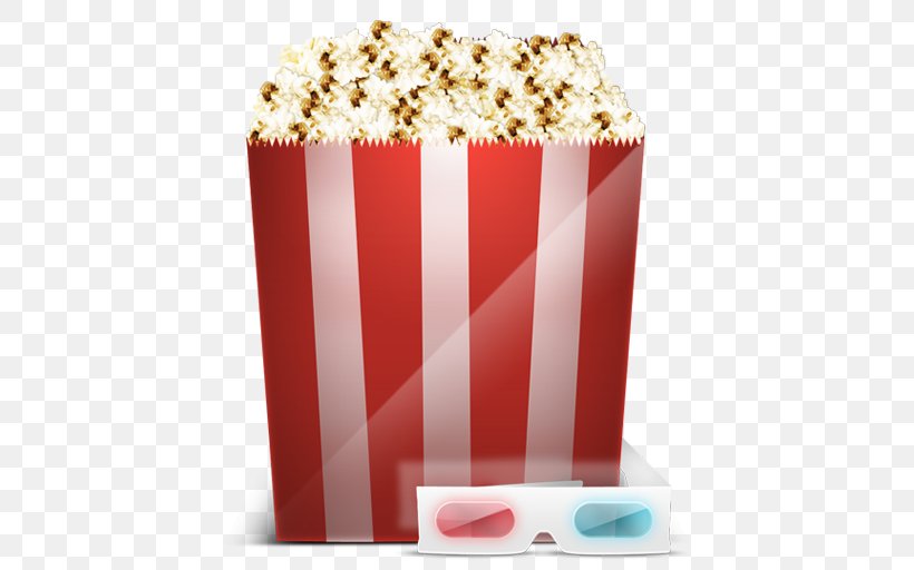 Popcorn Cinema Film, PNG, 512x512px, 3d Film, Popcorn, Art Film, Cinema, Film Download Free