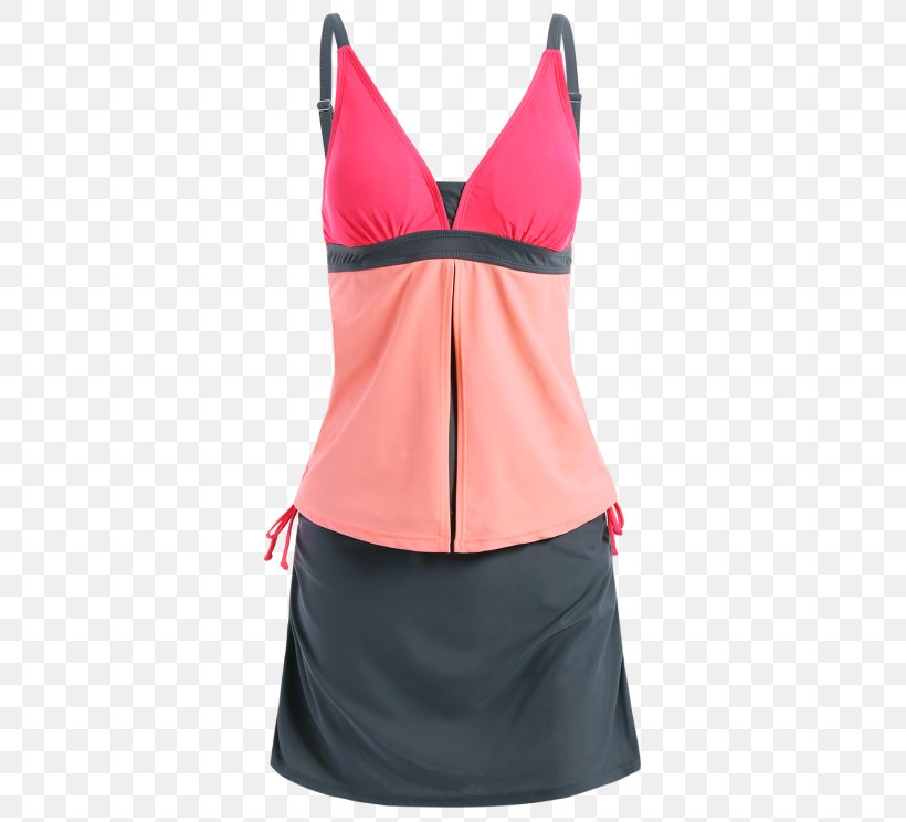 Tankini Swimsuit Dress Shirt Skort, PNG, 558x744px, Watercolor, Cartoon, Flower, Frame, Heart Download Free