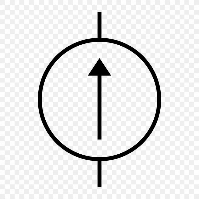 Current Source Alternating Current Electric Current Symbol Direct Current, PNG, 1000x1000px, Current Source, Alternating Current, Area, Black And White, Current Density Download Free