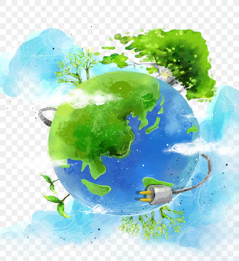 Environmental Protection Poster Illustration, PNG, 1000x1093px, Environmental Protection, Cartoon, Creativity, Earth, Energy Conservation Download Free