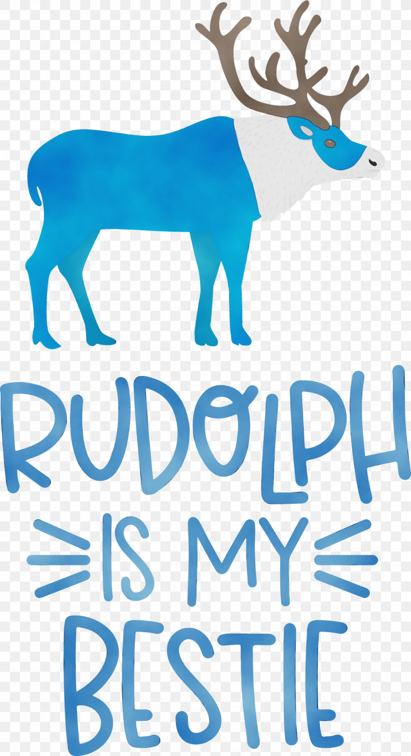 Reindeer, PNG, 1631x3000px, Rudolph Is My Bestie, Antler, Biology, Christmas, Deer Download Free