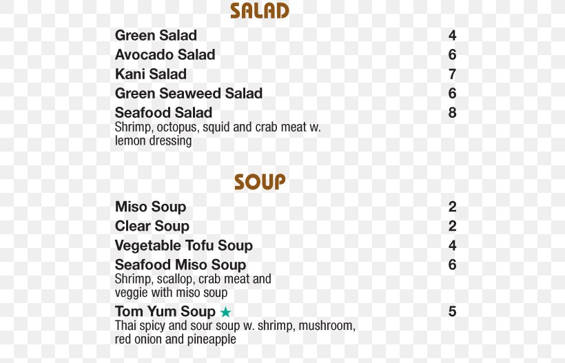 Nana Asian Fusion & Sushi Bar Menu Seafood Soup Document, PNG, 570x527px, Menu, Area, Brand, Chinese Cuisine, Diagram Download Free