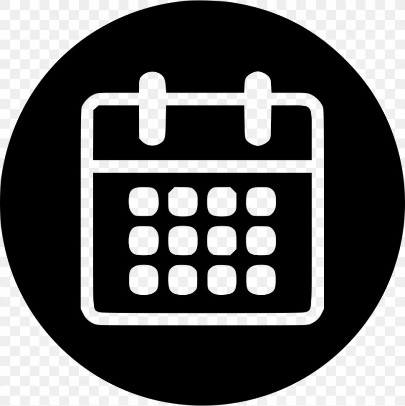 Calendar Date, PNG, 980x982px, Calendar Date, Agenda, Black And White, Calendar, Diary Download Free