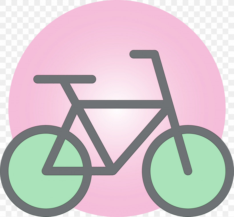Pink Green Bicycle Vehicle Turquoise, PNG, 3000x2786px, Bicycle Eco, Bicycle, Bicycle Part, Bicycle Wheel, Cycling Download Free