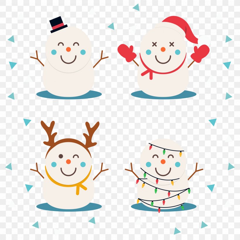 Snowman Christmas Clip Art, PNG, 2000x2000px, Snowman, Area, Christmas, Fictional Character, Food Download Free