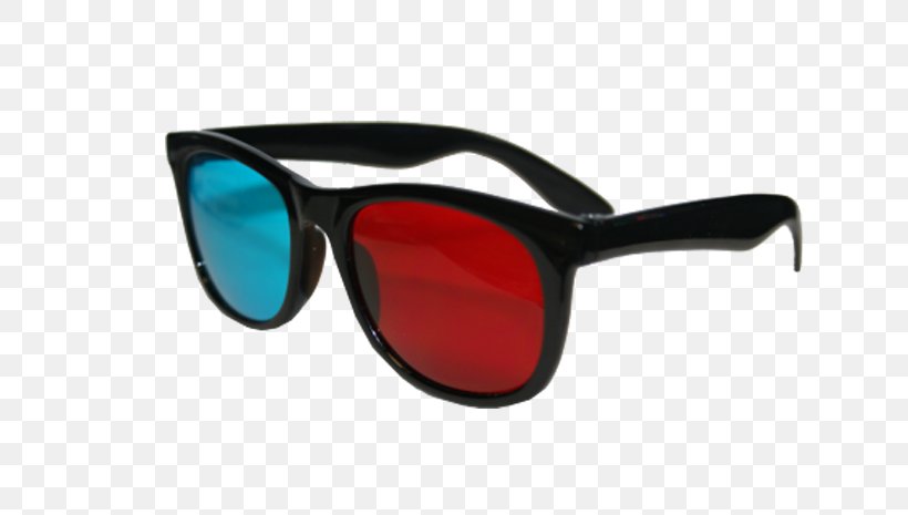Goggles Sunglasses Red Anaglyph 3D, PNG, 700x465px, 3d Film, Goggles, Anaglyph 3d, Blue, Cyan Download Free