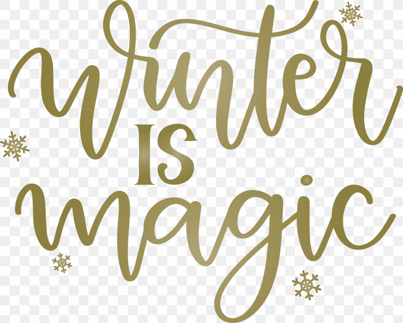 Winter Is Magic Hello Winter Winter, PNG, 3000x2403px, Winter Is Magic, Calligraphy, Flower, Geometry, Hello Winter Download Free