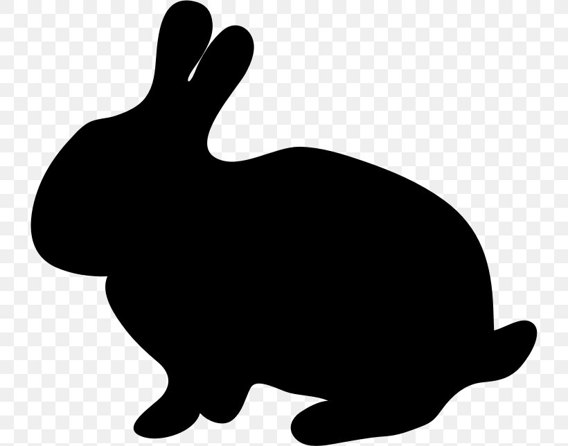 Easter Bunny Rabbit Clip Art, PNG, 732x644px, Easter Bunny, Black, Black And White, Domestic Rabbit, Drawing Download Free