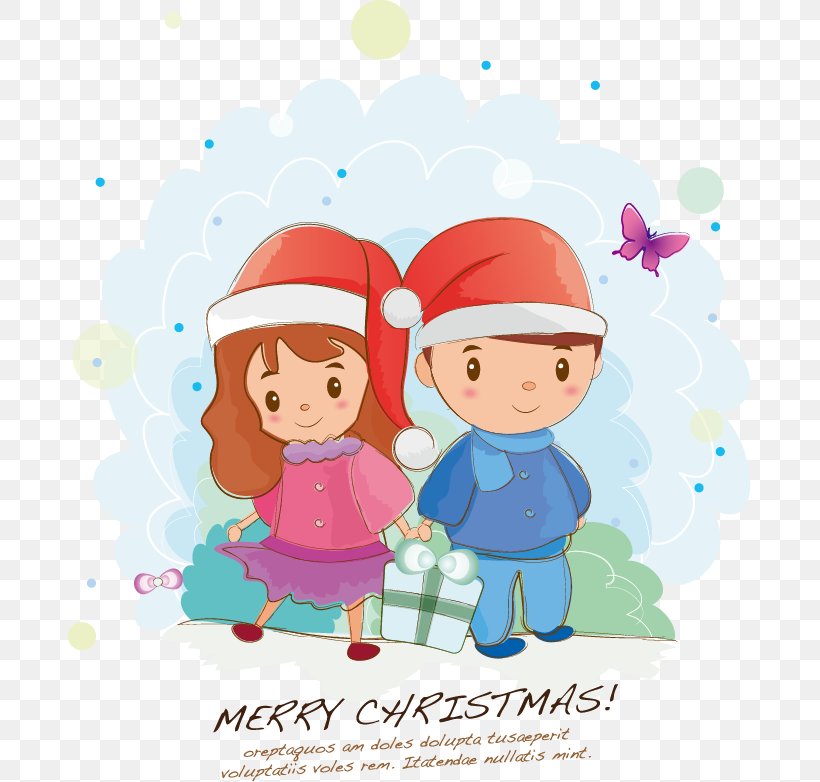 Wedding Invitation Christmas Tree Party Illustration, PNG, 683x782px, Wedding Invitation, Art, Cartoon, Child, Christmas Card Download Free
