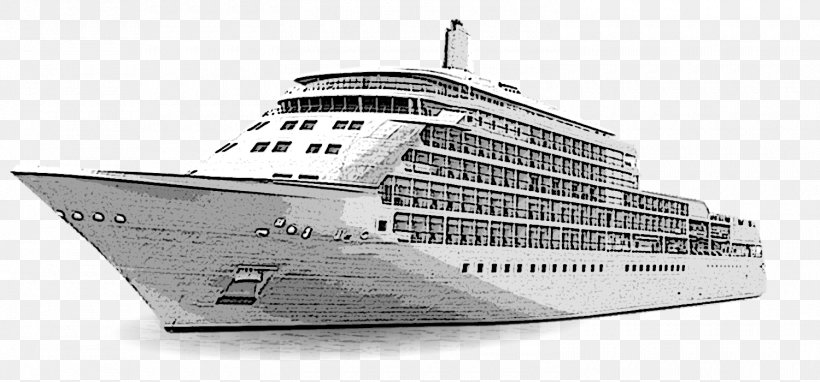 Cruise Ship Drawing Yacht Cartoon, PNG, 1500x700px, Cruise Ship, Black And White, Brand, Cartoon, Drawing Download Free
