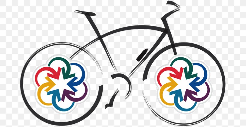 Electric Bicycle Cycling Motorcycle Logo, PNG, 689x425px, Bicycle, Area, Art Bike, Balance Bicycle, Bicycle Cranks Download Free