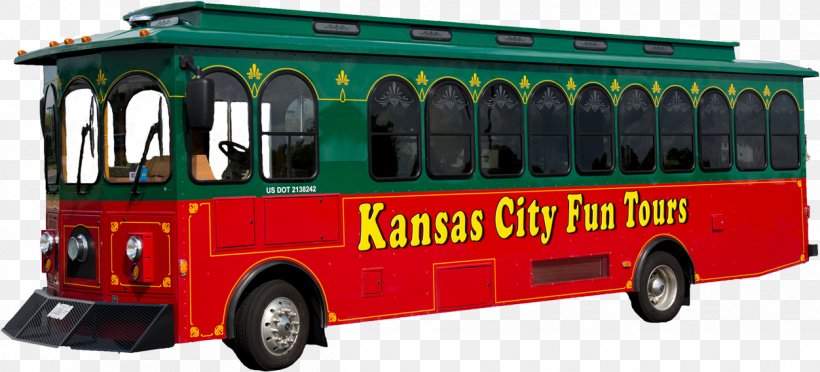 Kansas City Fun Tours Trolley Bus Ferrelview Kansas City Union Station, PNG, 1252x569px, Trolley, Bus, City, Double Decker Bus, Doubledecker Bus Download Free