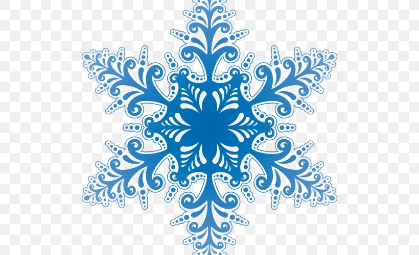 Snowflake Transparency And Translucency Clip Art, PNG, 500x500px, Snowflake, Black And White, Blue, Drawing, Flower Download Free