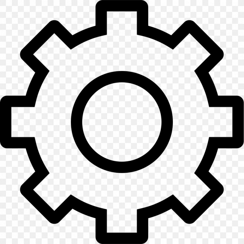 Vector Graphics Sprocket Stock Illustration, PNG, 981x980px, Sprocket, Area, Black And White, Computer Software, Icon Design Download Free