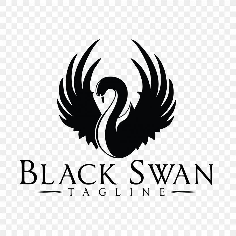 Black Swan Vapors Logo Clip Art, PNG, 2000x2000px, Black Swan Vapors, Beak, Bird, Black And White, Black Swan Download Free