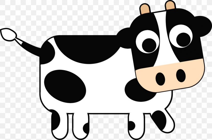 Drawing Cartoon Cattle UK Dairy Day Painting, PNG, 1280x852px, Watercolor, Animal, Blackandwhite, Bovine, Cartoon Download Free
