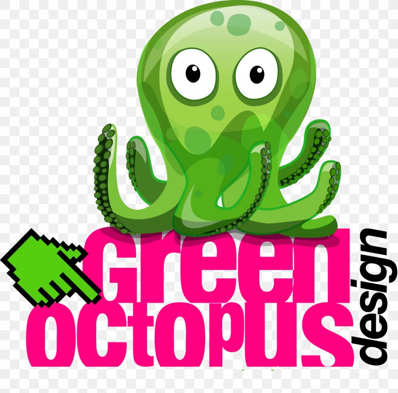 Octopus Green Logo Clip Art, PNG, 1755x1732px, Octopus, Bar, Cephalopod, Grass, Green Download Free