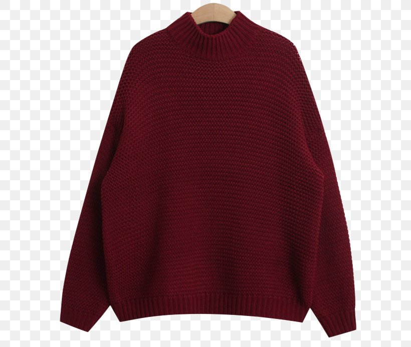 Sweater Maroon Shoulder Wool, PNG, 628x693px, Sweater, Maroon, Neck, Outerwear, Poncho Download Free
