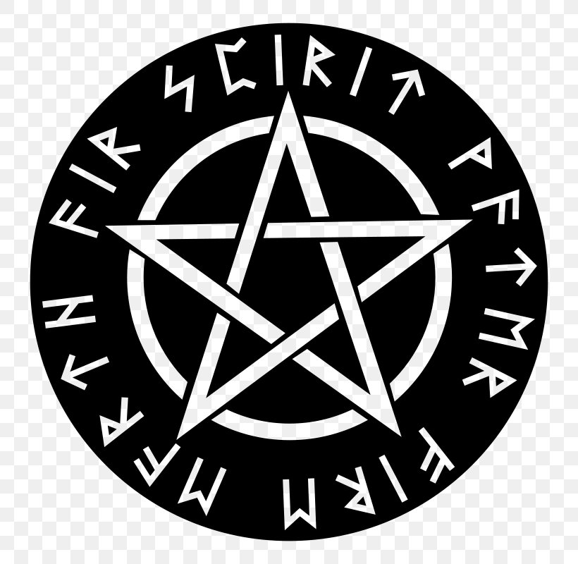 Wicca Pentagram Pentacle Modern Paganism Clip Art, PNG, 800x800px, Wicca, Area, Black And White, Brand, Emblem Download Free