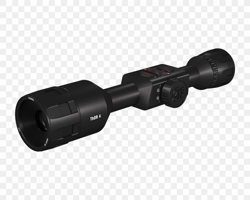 American Technologies Network Corporation Telescopic Sight Thermal Weapon Sight Optics Thor, PNG, 2000x1600px, Telescopic Sight, Camera Lens, Hardware, Highdefinition Video, Night Vision Download Free