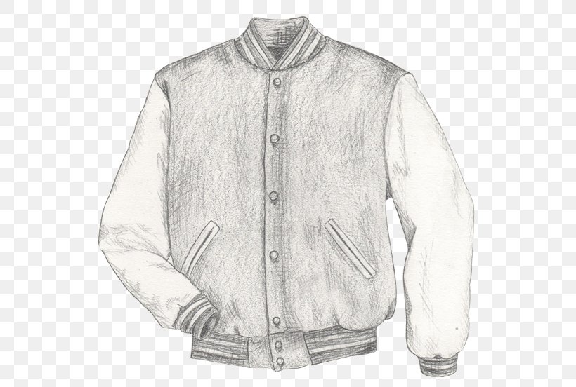 Blouse Jacket Letterman Drawing Varsity Team, PNG, 635x552px, Blouse, Button, Clothing, Collar, Drawing Download Free