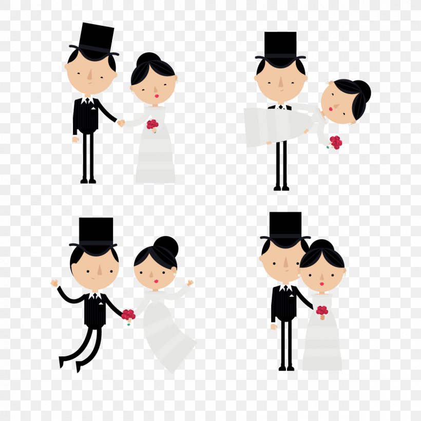 Cartoon Marriage Illustration, PNG, 1200x1200px, Cartoon, Comics, Couple, Gentleman, Health Beauty Download Free