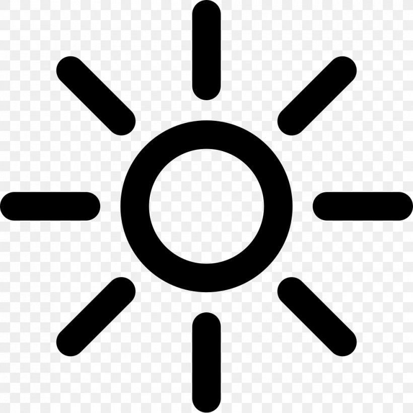 Symbol, PNG, 980x981px, Symbol, Black And White, Solar Symbol Download Free