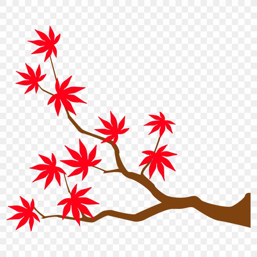 Maple Branch Maple Leaves Autumn Tree, PNG, 1200x1200px, Maple Branch, Autumn, Autumn Tree, Fall, Flower Download Free