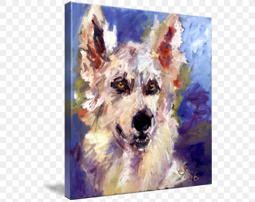 Watercolor Painting Dog Breed Australian Cattle Dog Oil Paint, PNG, 557x650px, Painting, Acrylic Paint, Art, Australian Cattle Dog, Canvas Download Free
